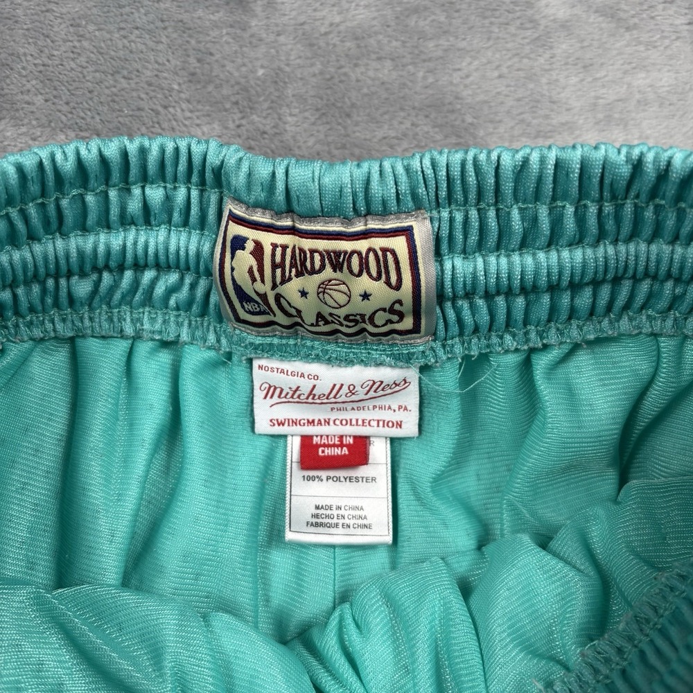 Mitchell Ness Memphis Grizzlies Shorts S Teal NBA Hardwood Classics Basketball - Picture 2 of 8